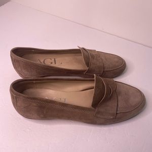 AGL Suede Loafers size 8.5